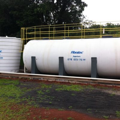 Estação de Tratamento de Esgoto Compacta - Lodo Ativado com Aeração Prolongado e Reuso - Chapecó SC