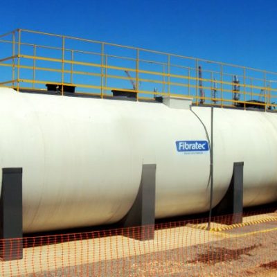 Estação de Tratamento de Esgoto Compacta  instalada em canteiro de obras - Lodo Ativado com Aeração Prolongada - Itaboraí RJ